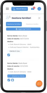 Gestione parenti e medici - Centro Servizi Dottori
